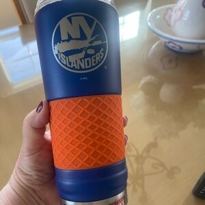 NY Islanders 24 oz. Blue and Orange Tumbler NWT